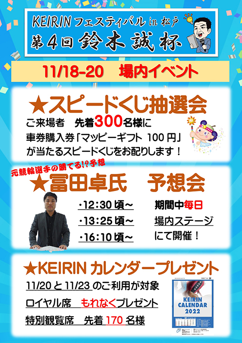 KEIRINフェスティバル第４回鈴木誠杯 場内イベント