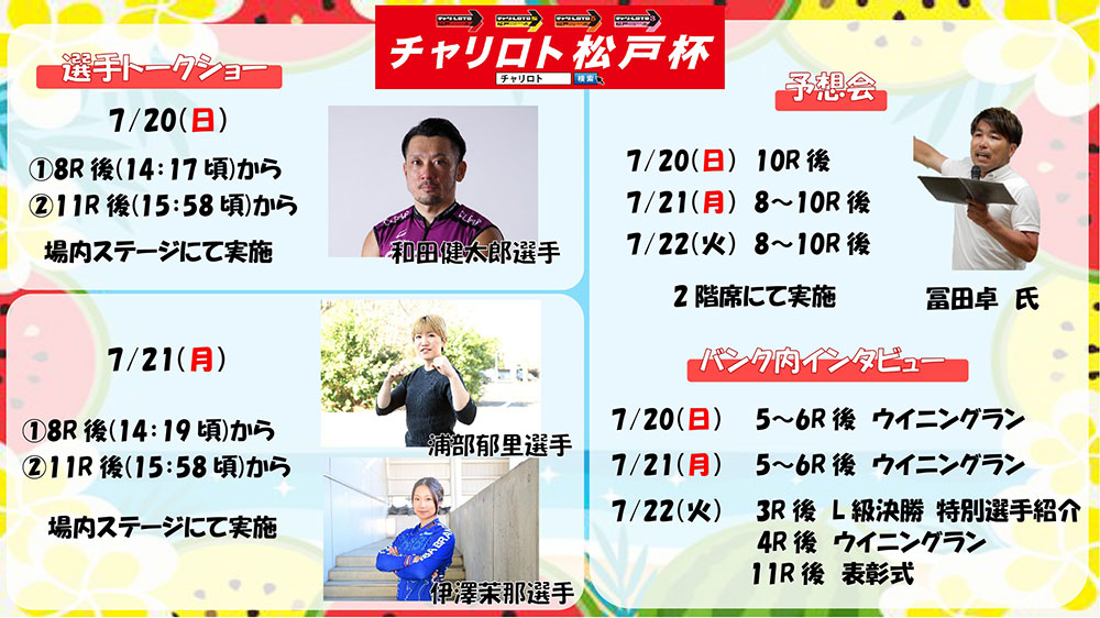 チャリロト松戸杯イベント